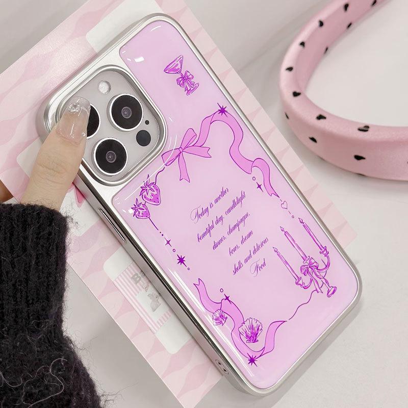 Zhitai Electroplated Silver Edge iPhone 14/13 Pro Case for Apple & Huawei P70