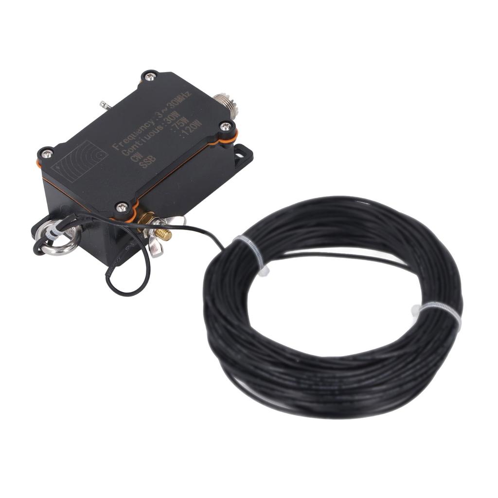 EFHW Antenna 3-30MHZ 1:49 Balun SSB120W 20m Length Portable Shortwave Radio Antenna