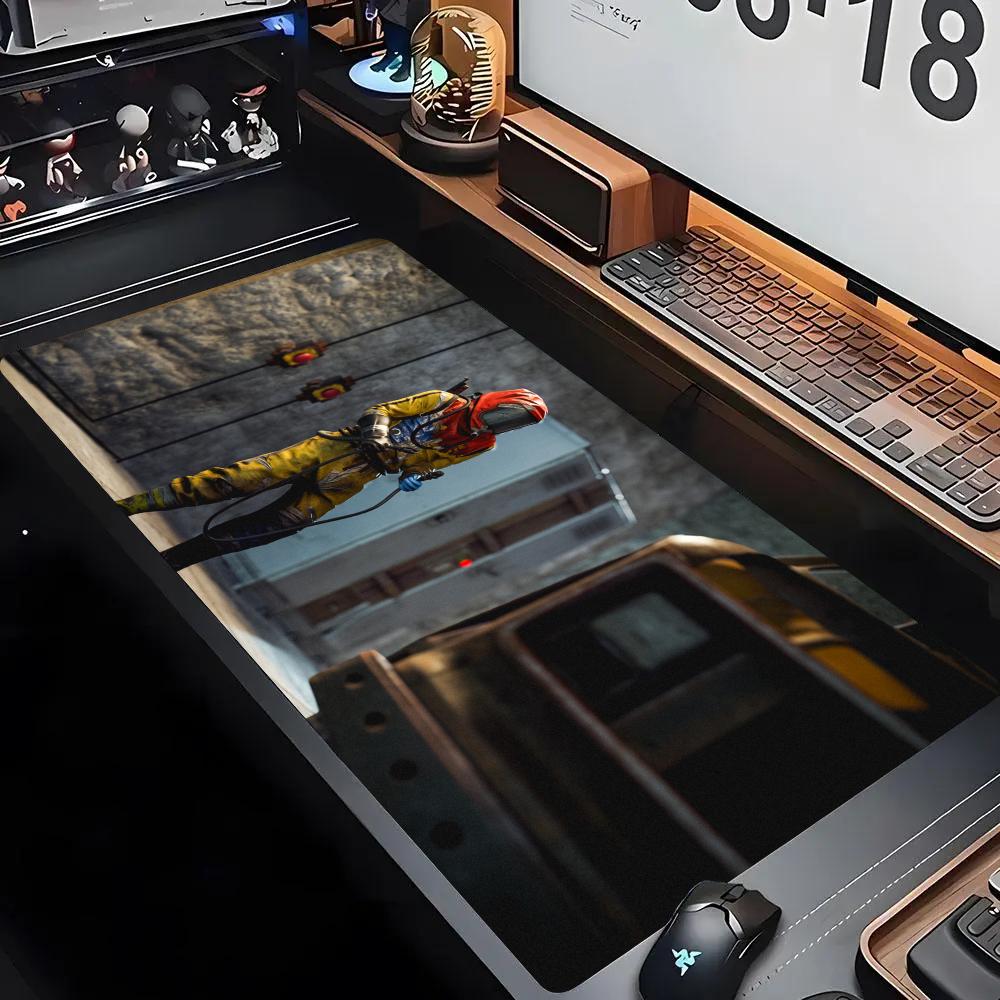 Spiel Rust Mauspade Computer-Mauspad PC-Gamer-Mausmatte Laptop XXL 900x400mm Gummi-Maus-Teppich Tastaturmatte