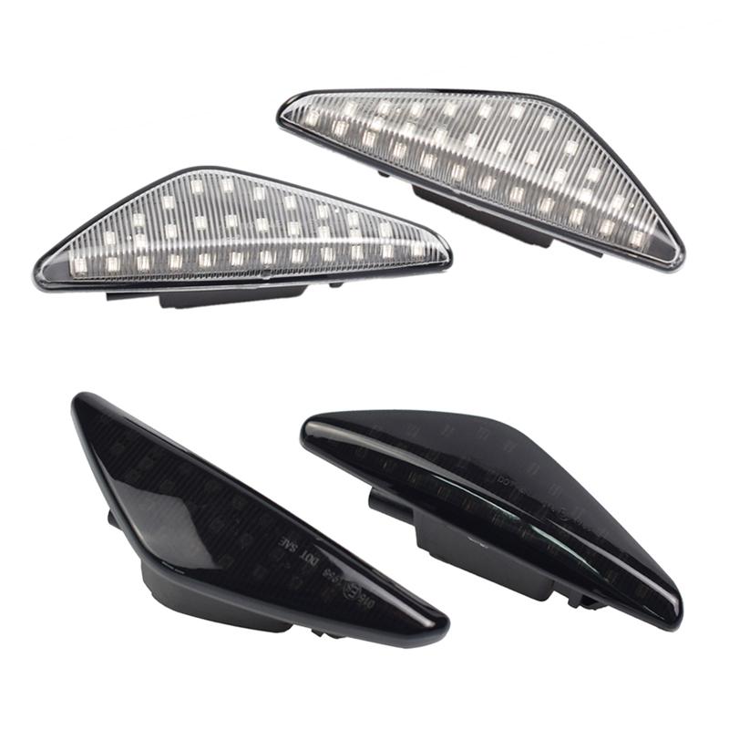 2Pcs Sequential Dynamic Flowing LED Side Marker Light Turn Signal Light Blinker For BMW E70 X5 F25 X3 E71 X6 2007-2014