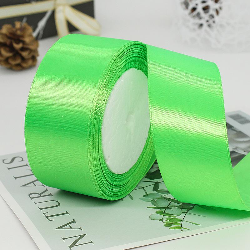 25Yards/Roll 40mm Satin Ribbons DIY Bow Handmade Gift Packing Artificial Silk Roses Crafts Supplies Sewing Accessories Material
