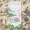 Cartoon Line Dog Maltese Outline Puppy Towel For Swim Yoga Gym Quick Drying Soft and skin-friendly Beach Towels All-Season