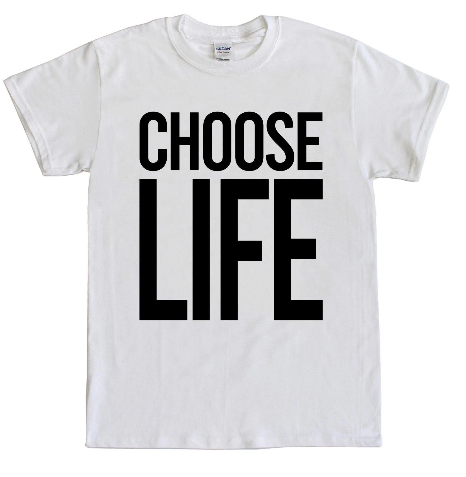 Choose Life 80 s Retro T shirt Wham S