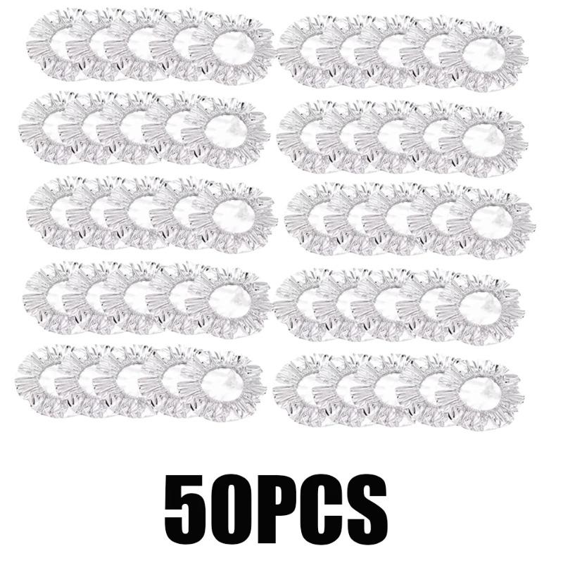 10-60pcs Reusable Aluminum Foil Bowl Cover Heat Insulation And Heat Preservation Food Grade Oven Takeaway Picnic