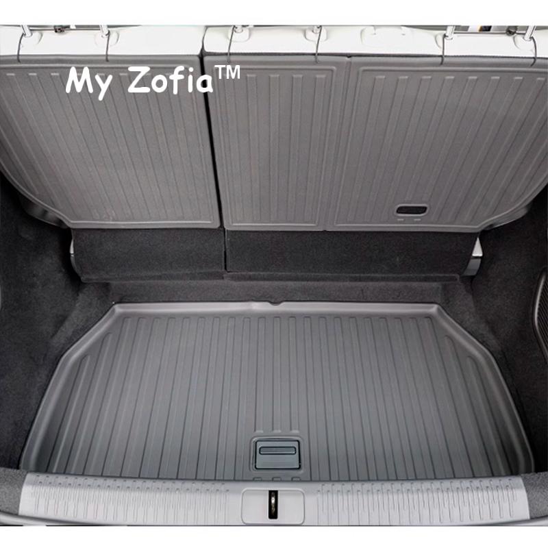 For Xpeng X9 2024 2025 TPE Trunk Mats All Weather Cargo Liner Mat Seat Floor Mats Waterproof Anti-Slip Liner Pads Accessories