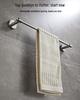 Customized 304 Stainless Steel Bathroom Hardware Set: Wall-Mounted Towel Bar and Tissue Holder