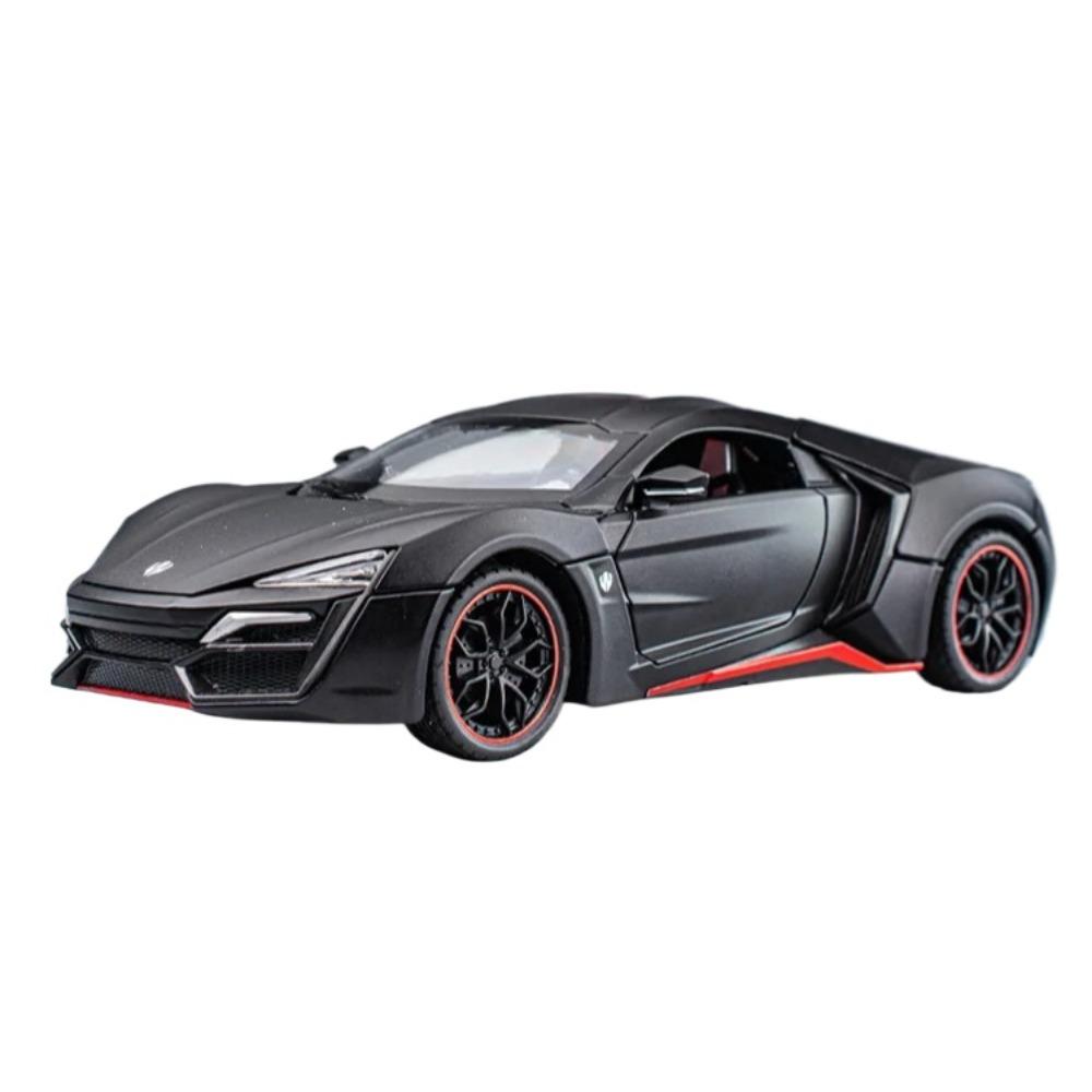 

1/24 Lykan Hypersport Supercar Model Diecasts & Toy Vehicles Toy Car Metal Collection Toy Kid Toys for Children Kids Gifts чёрный