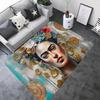 Tappetino Vintage Artista F-Frida K-Kahlo Stanza dei Bambini Decorazione Camera da Letto Balcone Tappetino Antiscivolo Tappetino Ingresso Tappeto