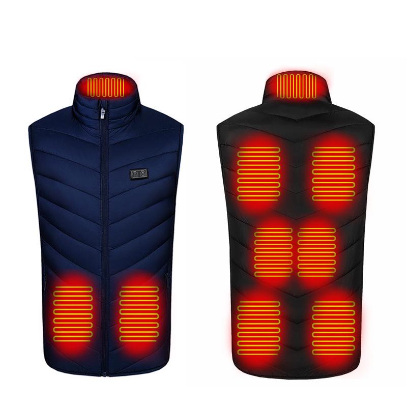 Smart Electric Heated Vest - Rechargeable, Constant Temperature Heating Apparel
