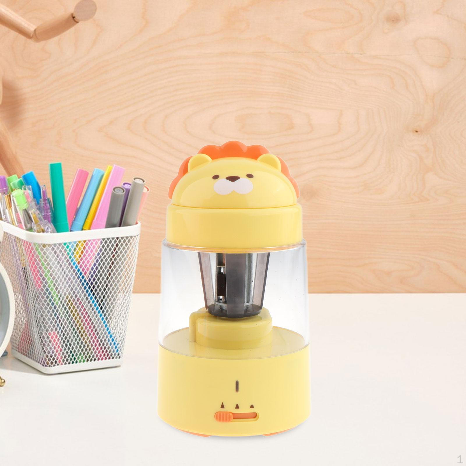 

Полуавтоматическая электрическая точилка для карандашей, канцелярские принадлежности для начальной школы