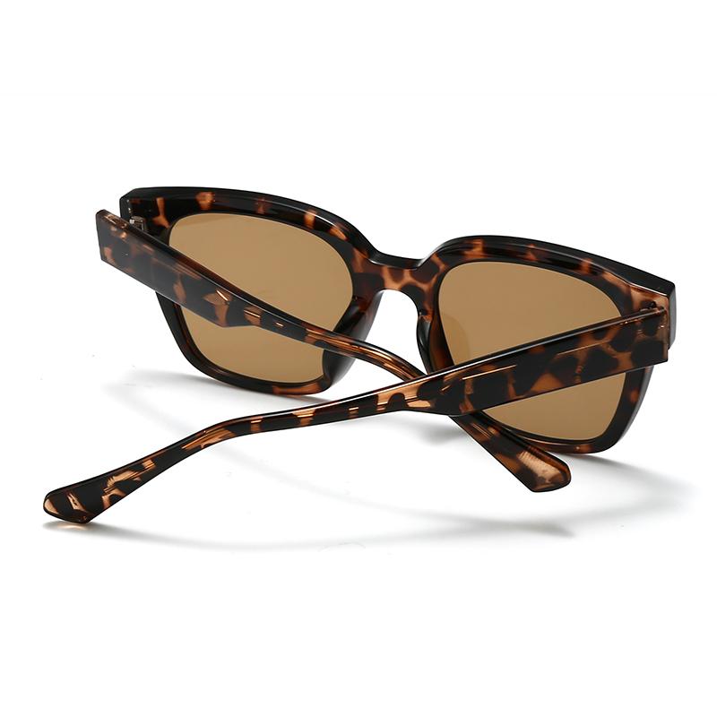 European And American  Trendy Street Style Retro Artistic Acrylic Insert Sunglasses Modern Charm Ins Sunglasses 28070