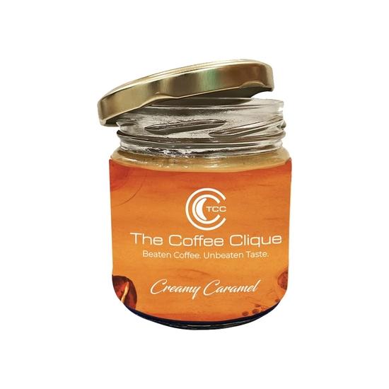 

The Coffee Clique | Creamy Caramel | Beaten Coffee Paste | Cafe Like Cappuccino At Home | No Additional Sugar Needed | 160 Grams