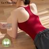 La Chapelle Women's Padded Racerback Tank Top