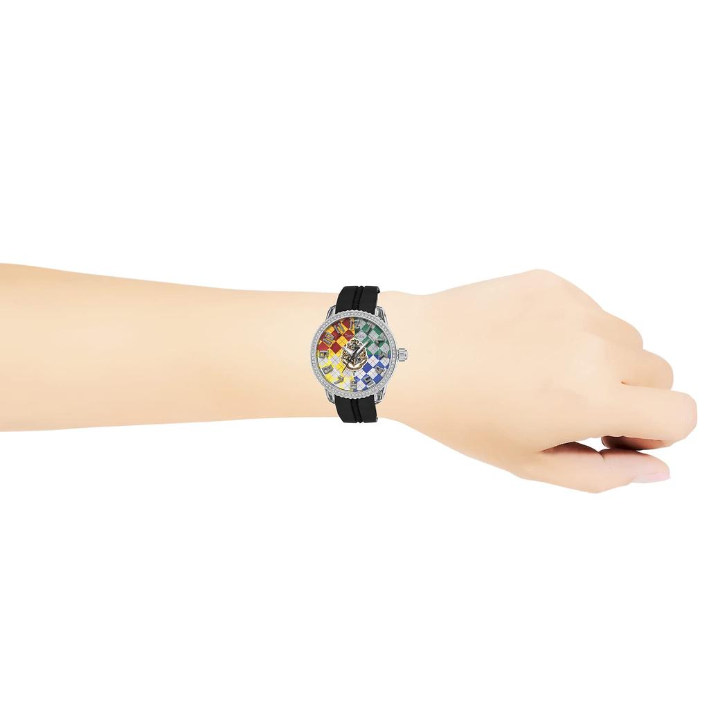 Watch Harry Potter Collection Hogwarts Model Multicolor Dial Nylon Mineral Glass Quartz Limited To 300 Production Model 42MM Watch TY930069 Black
