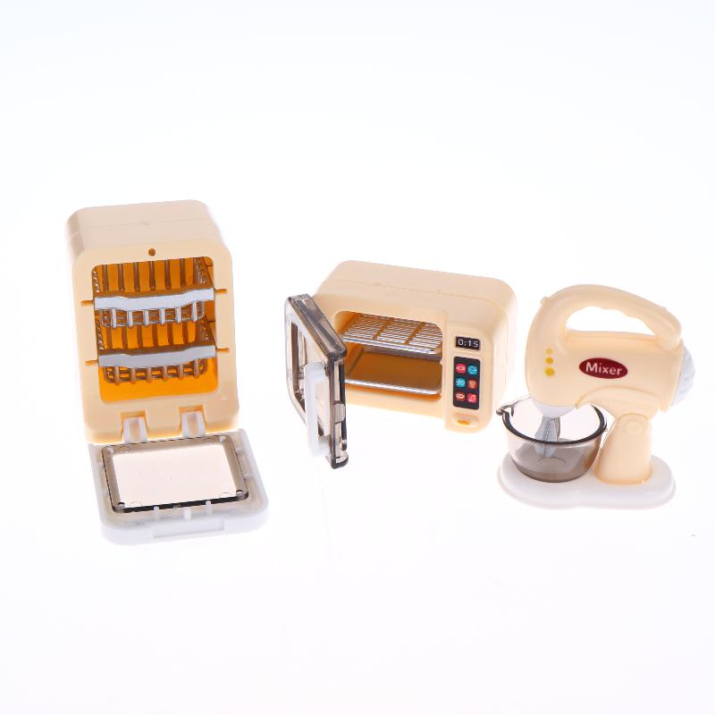1 Set 1 12 Miniature Coffee Maker with Egg Beater Dollhouse Kitchen Appliance Toy for Kids Birthday Gift Pretend House Play