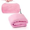 Foldable 2-in-1 Fleece Blanket Travel Airplane Throw Multi-Function Portable for Wholesale