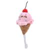 Pet Ice Cream Plush Toys Soft Stuffed Plush Toys Squeaky Chewing Toy for PuppiesPink