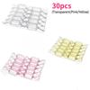30pcs Transparent Candy-Shaped Jewelry Boxes Small and Adorable Plastic Gift Boxes with Lids DIY Party Favors Weddings Birthdays