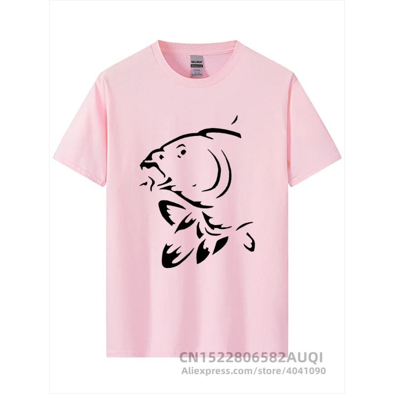 Summer Round Neck 3D Fish Print Top Fashionable Casual Short Sleeved Men's T-shirts
