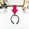 Women Girls Headband Funny Arrows Decor Elastic Hair Hoop Hair Accessory Weddings Parties Daily Wear