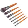 7pcs Makeup Brushes Portable Super Soft Fiber Cosmetic Loose Powder Eyeshadow Brushes