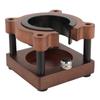 Coffee Portafilter Holder Universal Prevent Slip Bear Shaped Wooden Coffee Tamper Stand for 51mm