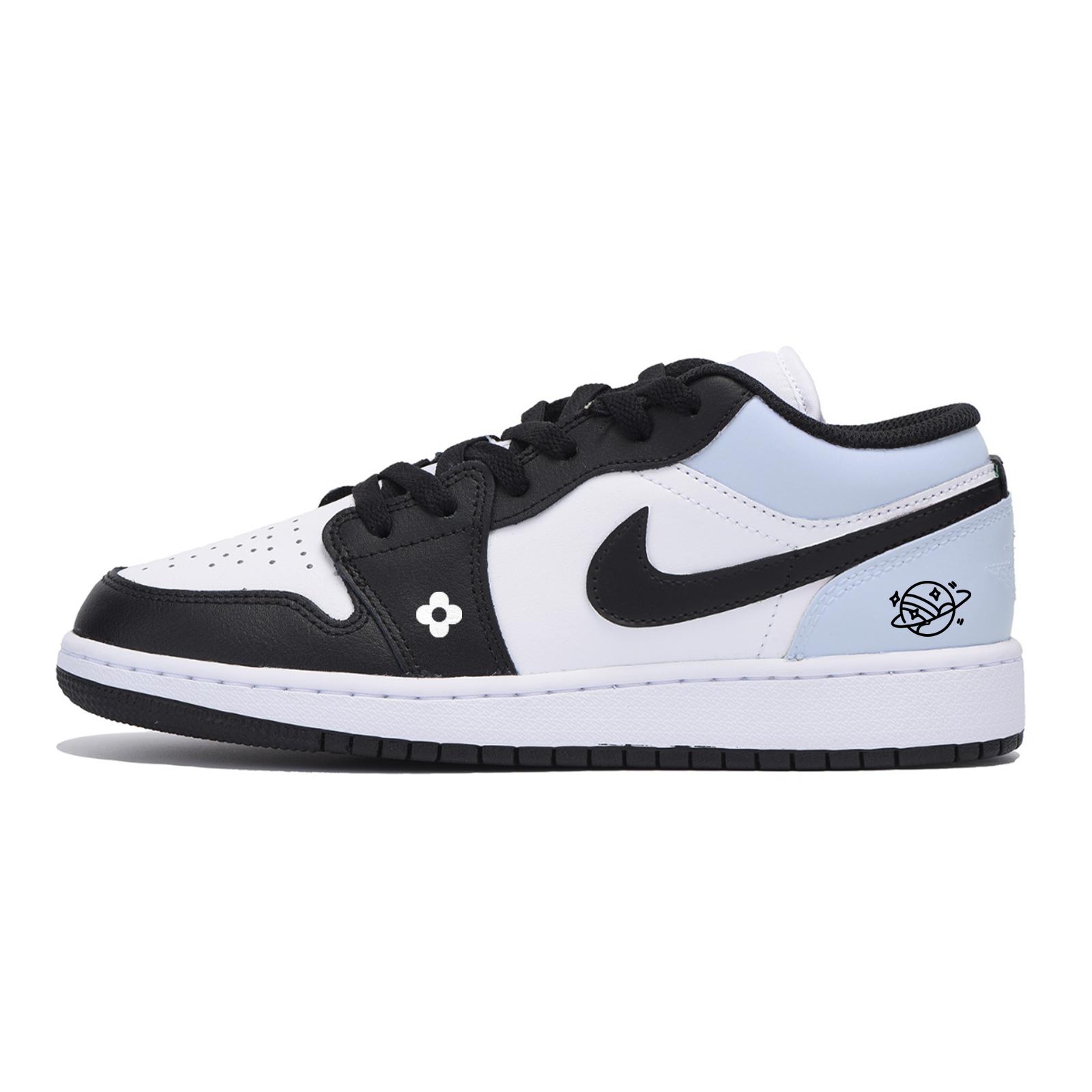 

Jordan Air Jordan 1 Urban Chic Style Low top Vintage Basketball Shoes Men s White 553558-131(Team85-) 44