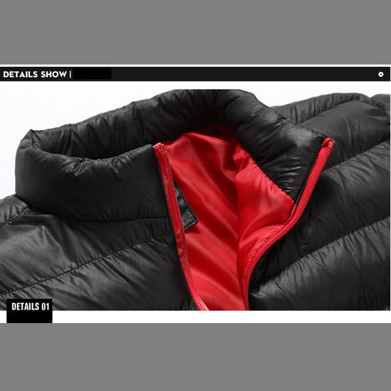 Spring and Autumn Stand Collar Jacket, Casual Men's Cotton Jacket, Waterproof Zipper, Solid Color, Large Size Men's Coat