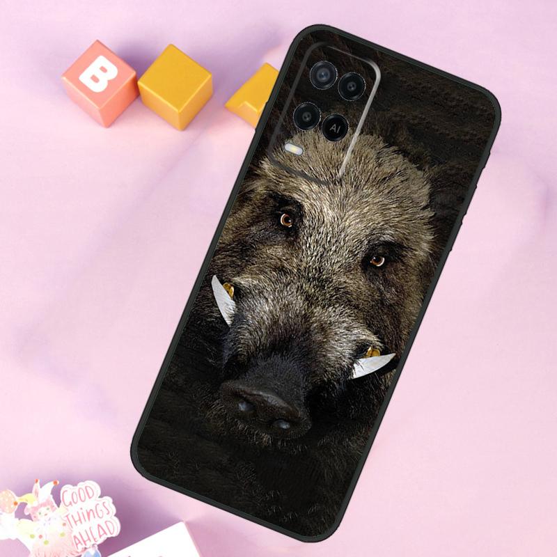 

wild boar Case For Oppo A60 A80 A40 A15 A16 A17 A57 A94 A74 A54 A76 A96 A18 A38 A58 A78 A98 A5 A6 Pro OPPO A91