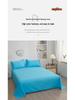 Nordic Minimalist Solid Color Cotton Bed Sheet and Duvet Cover Set (1.5m/1.8m) - Pure Cotton, 200x230 Cm