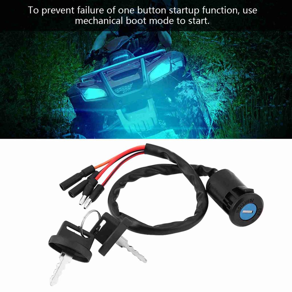 Ignition Key Switch Fits For Honda 300 TRX300FW FOURTRAX 1900 2000 ATV