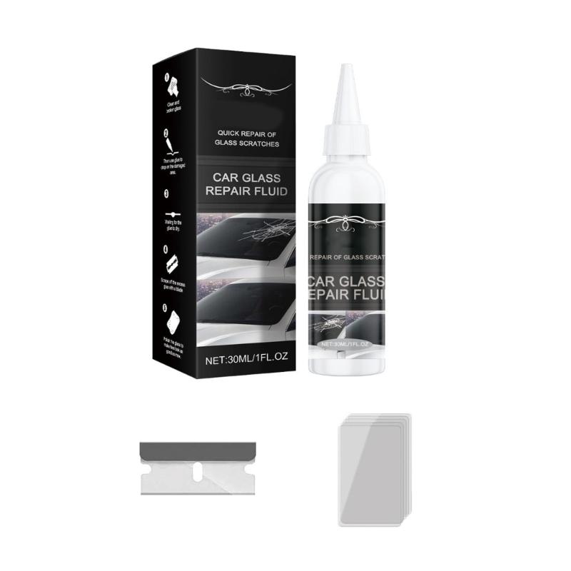 

High Performances Windshield Crack Repair set Windshield Restoration Simple to Operate for Long Lasting Glass Restoration