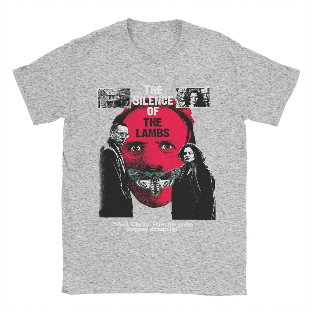 Men The Silence Of The Lambs T Shirt  100 Cotton Tops Fashion Short Sleeve Crew Neck Tees Plus Size TShirts