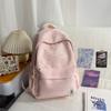 Schoolbag1011 New Simple and Versatile Women's Bag Large-capacity Student Computer Schoolbag Fresh and Cute Outdoor Travel Backpack