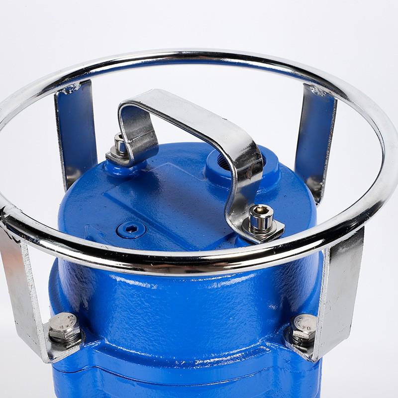 WQX High Head Submersible Pump with Pure Copper Motor, Corrosion-Resistant Cast Iron, and Non-Clogging Drainage.