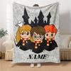 Custom Name Magic Wand Legend blanket for Couch & Bed, Plush Cozy Fuzzy Blanket Super Soft & Warm Blankets for Fall and Winter. 090883
