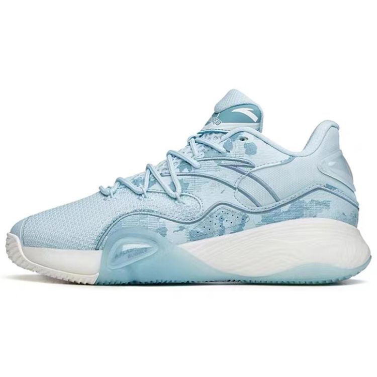 Anta Cement Bubble 1.0 KT Thompson Basketball Shoes Men Sneakers Blueberry-Mousse 912121608S-5 44.5