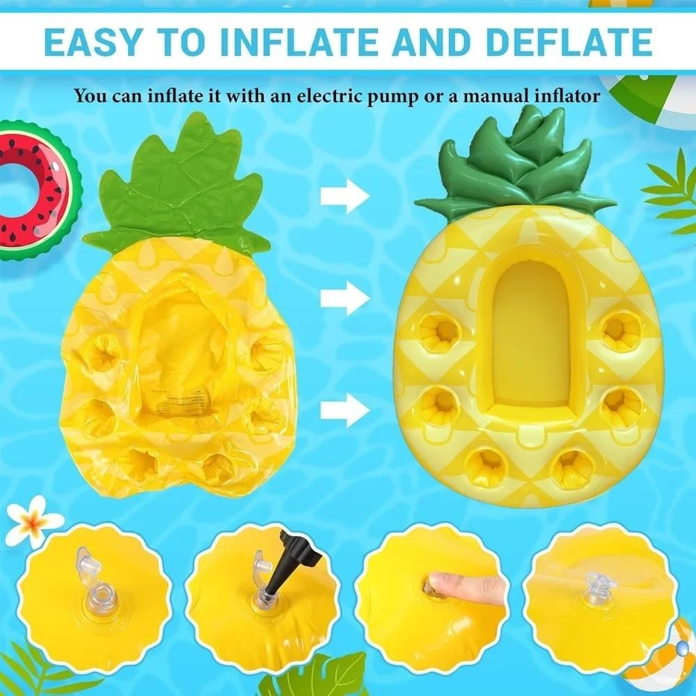 Blow Up Design Inflatable Pool Float Portable Floating Bar Tray Inflatable Cup Holder Summer Party