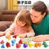 Dinosaur Number Letter Cognitive Matching Toy Montessori Preschool Color Graphic Enlightenment Puzzle Building Blocks
