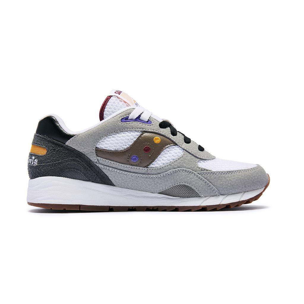 SAUCONY Shadow 6000 Comfortable Non-Slip Durable Low-Top Running Shoes Unisex Running Shoes Gray White S70903-3