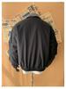 Men's Two-Sided Silver Blue Fox-Cotton Jacket with Fishbone Pattern - Thickened, Plus Velvet for Winter Warmth