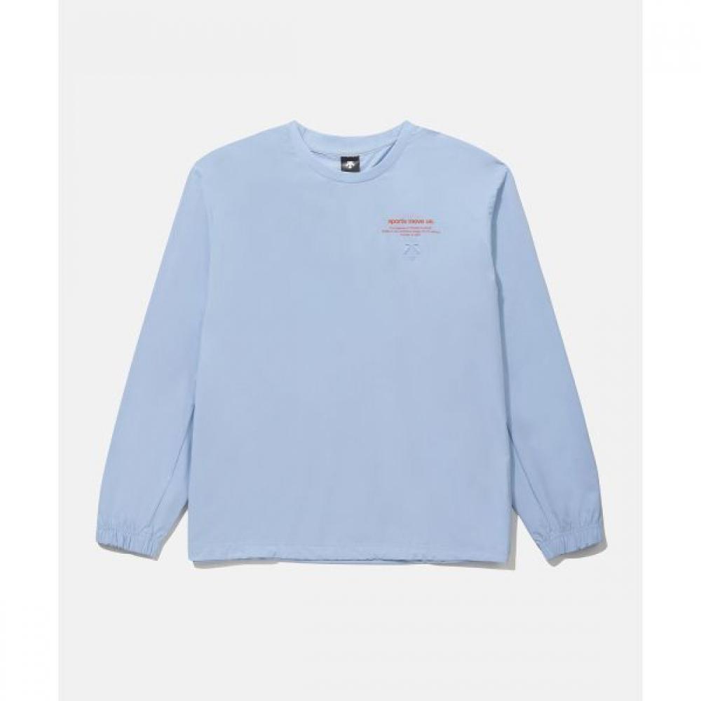 

Свитшот из нейлона Descente, небесно-голубой SKY0SKYBLUE/100