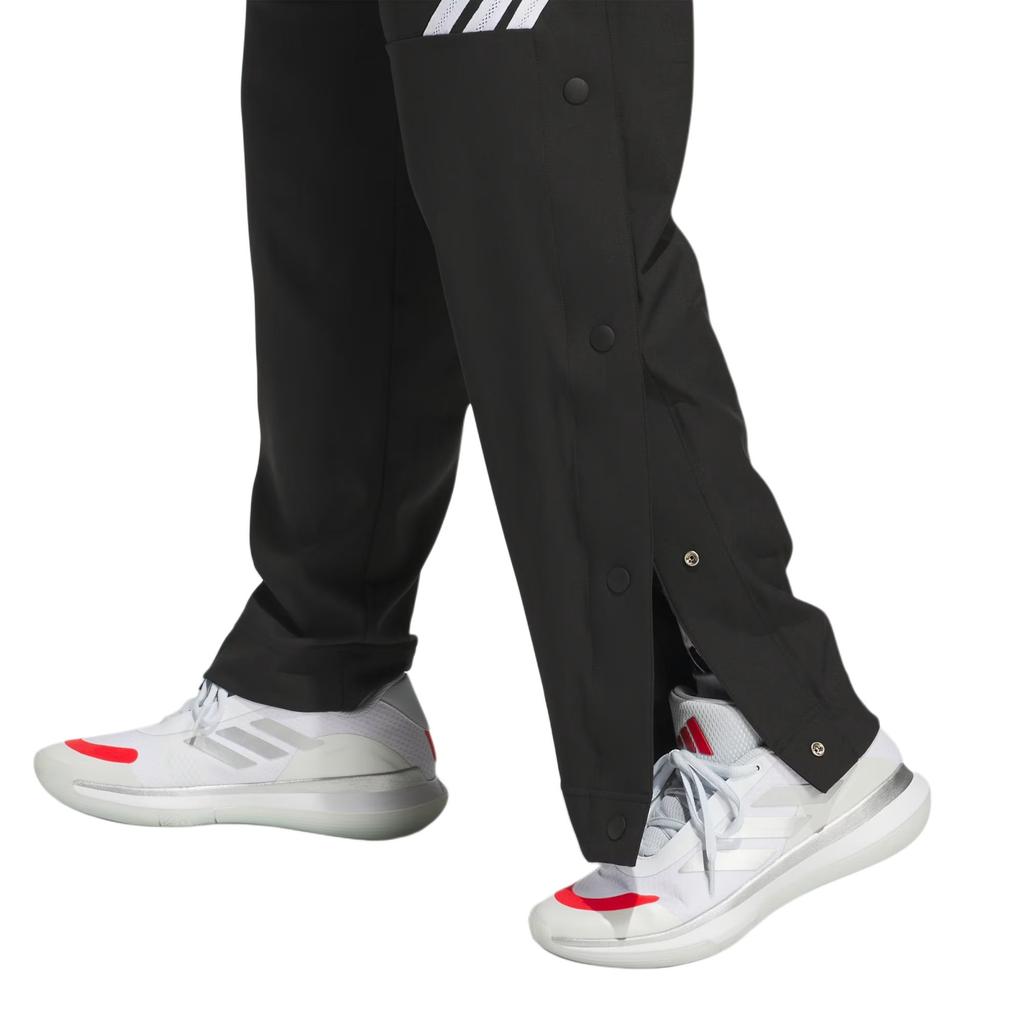adidas Striped Pattern Relaxed Pants Men Bottoms Black JN1118
