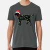 Christmas Labrador Retriever In Santa Hat Ch S To 5XL Made In the AU/USA T-Shirt