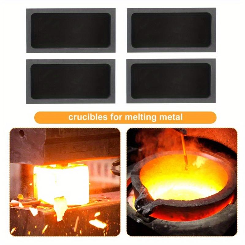 1 KG Ingot Mould Casting Ingot Crucible Mould Silver Gold Ingot Mould Melting Casting Refining Mold
