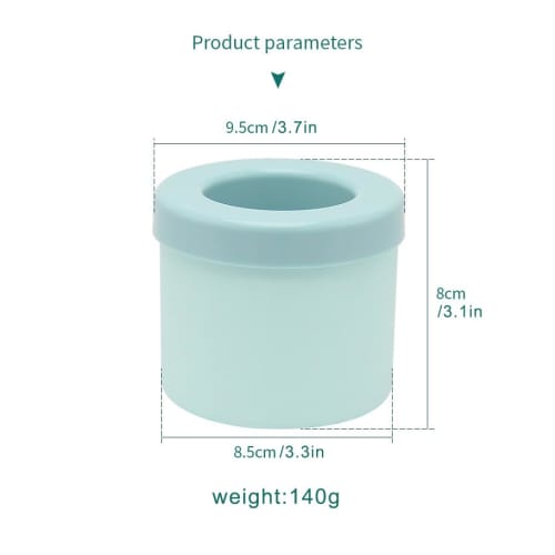 Silicone Ice Bucket Mold, 3D Cylindrical Ice Tray, Holds 60 or 40 1.3cm Ice Cubes, with Airtight Lid, Easy To Remove, Stress-Free, Small, Divided Ice,