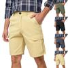 Men's Casual Sportswear -color Cargo Pants, Men's Multi-pocket Shorts