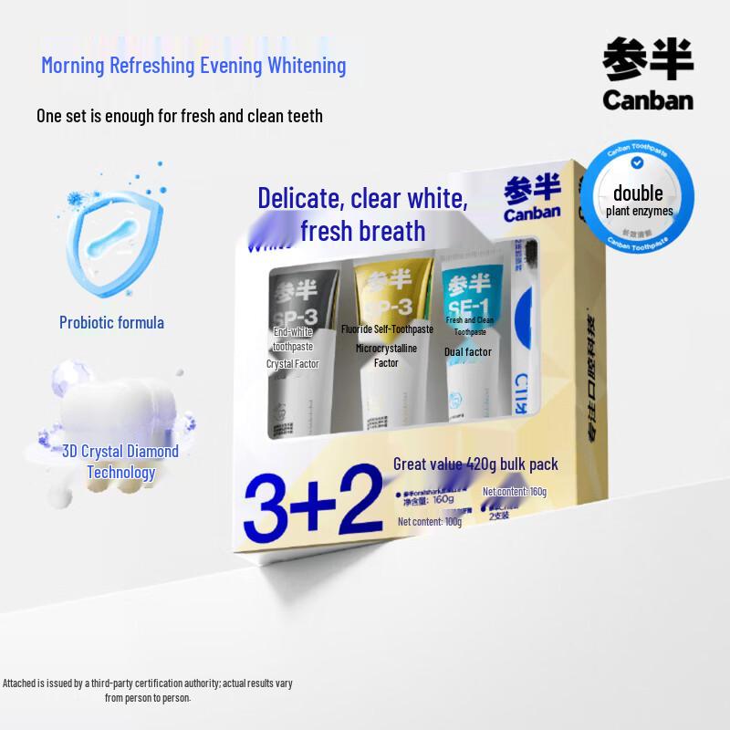 Semi-White Whitening & Fresh Breath Toothpaste