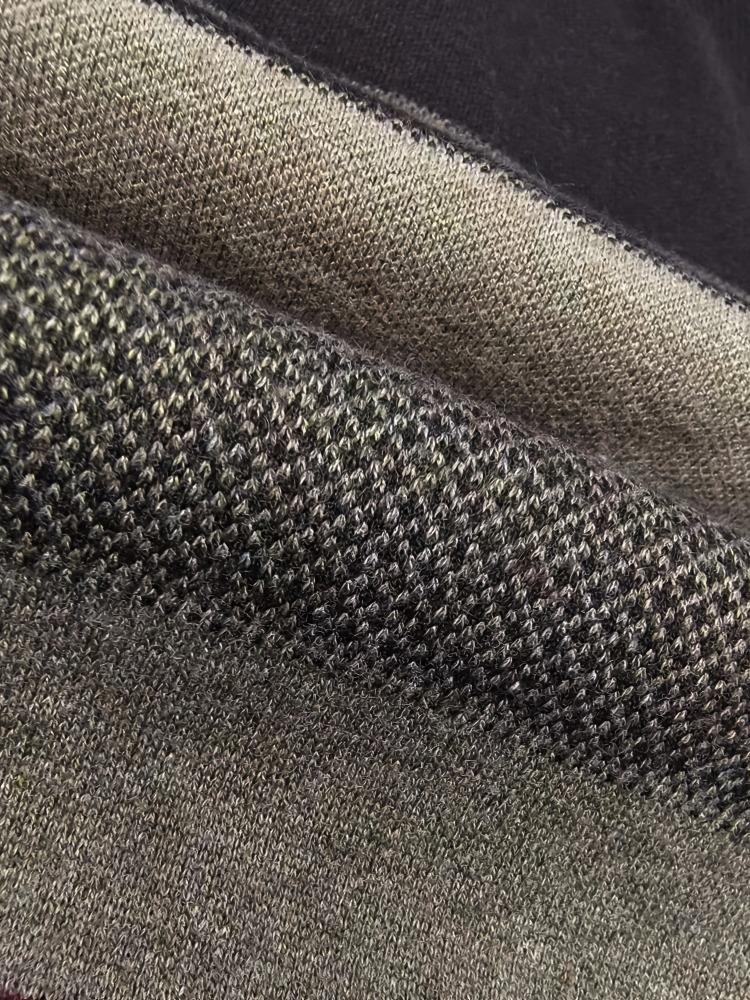 All Match Knitted Color Block Sweater, Men's Casual Warm High Stretch Crew Neck Pullover Sweater For Men Fall Winter