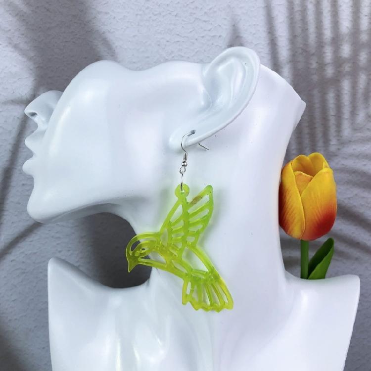 Mode Ohrringform mit Vogelmotiv Handwerk aus Silikon Tragbar für Heimstudios und Schmuckherstellungskurse